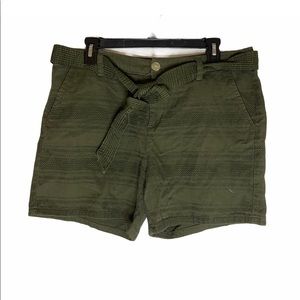 Liz Claiborne Olive Knit Shorts